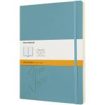 Moleskine Classic XL soft cover notebook - ruled Turqoise