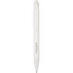 Terra corn plastic ballpoint pen (blue ink) White