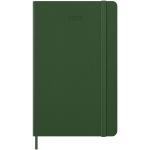 Moleskine hard cover 12 month L daily planner Olive