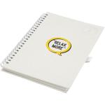 Dairy Dream A5 size reference recycled milk cartons spiral notebook White