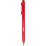 Chartik monochromatic recycled paper ballpoint pen with matte finish Red