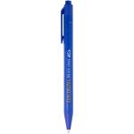 Chartik monochromatic recycled paper ballpoint pen with matte finish (black ink) Aztec blue