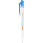Thalaasa ocean-bound plastic ballpoint pen (black ink) Transparent blue