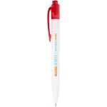 Thalaasa Kugelschreiber aus Ocean Bound-Kunststoff Transparent rot