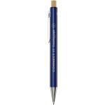Cyrus recycled aluminium ballpoint pen (blue ink) Navy