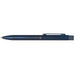Beatriz recycled brass ballpoint pen (black ink) Aztec blue