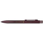 Beatriz recycled brass ballpoint pen (blue ink) Burgundy
