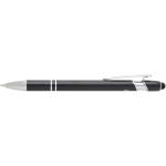 Kish ballpoint pen with silver finish (blue ink) Black
