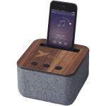 Shae Stoff und Holz Bluetooth® Lautsprecher Dunkelbraun