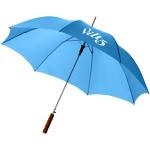 Lisa 23" auto open umbrella with wooden handle Midnight Blue