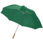 Karl 30" golf umbrella with wooden handle Green