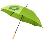 Alina 23" auto open recycled PET umbrella Lime