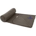 Willow GRS RPET polar fleece blanket Anthracite