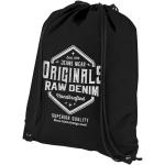 Evergreen non-woven drawstring bag 5L Black