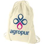 Oregon 100 g/m² cotton drawstring bag 5L Nature