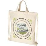 Pheebs 210 g/m² recycelter Turnbeutel 6L Natur