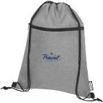 Ross RPET drawstring bag 5L Gray