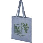 Pheebs 210 g/m² recycelte Tragetasche 7L Heather Blau