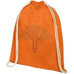 Oregon 140 g/m² Turnbeutel aus Baumwolle 5L Orange