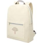Pheebs 450 g/m² recycled cotton and polyester backpack 10L Nature