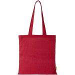 Orissa 140 g/m² GOTS organic cotton tote bag 7L Red