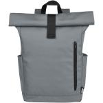 Byron 15.6" GRS RPET roll-top backpack 18L Light grey