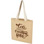 Juta 300 g/m² jute tote bag 7L, nature Nature,white