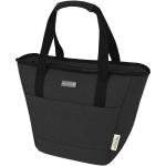 Joey 9-can GRS recycled canvas lunch cooler bag 6L Black