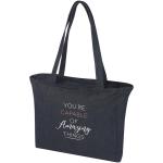 Weekender 500 g/m² Aware™ recycled tote bag Jeansblue