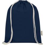 Oregon 140 g/m² Turnbeutel aus GRS recycelter Baumwolle Navy