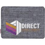 Herschel Charlie recycled RFID card holder Heather smoke