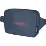 Trip Aware™ recycled travel crossbody bag 1L Light blue/blue pusher