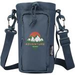 Trip Aware™ recycled travel bottle bag 2L Light blue/blue pusher