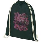 Odisha 140 g/m² OCS organic drawstring bag 5L Dark green