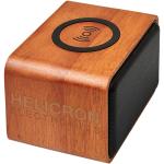 Wooden 3W speaker with wireless charging pad Timber