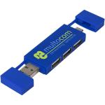 Mulan dual USB 2.0 hub Dark blue