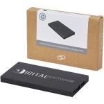 Connect 5000 mAh recycled aluminium power bank Black
