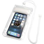 Dombay waterproof phone pouch size L White