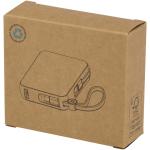 Acrux 10.000 mAh 35W tablet power bank with built in Type-C cable - made from recycled plastic White