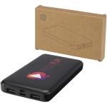 Intan 10 W 10.000 mAh Powerbank aus recyceltem Kunststoff Schwarz