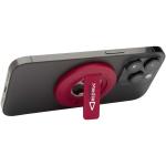 Ain recycled plastic magnetic phone stand with bottle opener Red
