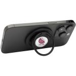 Albali recycled plastic magnetic phone holder with ring stand Black
