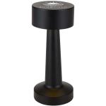 Aludra Wiederaufladbare dimmbare Tischlampe mit 3 Lichtmodi Schwarz