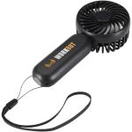 Aervia Tragbarer Ventilator aus recyceltem Kunststoff Schwarz