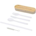 Runa Besteckset mit Bambusdeckel Dunkles Blei