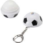 Rami football-shaped vanilla lip balm with SPF 15 and keychain Black