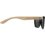 Hiru verspiegelte polarisierte Sonnenbrille aus rPET/Holz in Präsentbox Holz