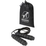 Austin soft skipping rope in recycled PET pouch Black