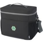 Aqua wasserabweisende Kühltasche für 20 Dosen aus GRS Recyclingmaterial 22 L Schwarz