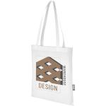 Zeus GRS recycled non-woven convention tote bag 6L White